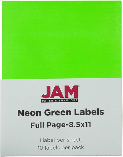 JAM PAPER Full Sheet Shipping Labels - Image 5