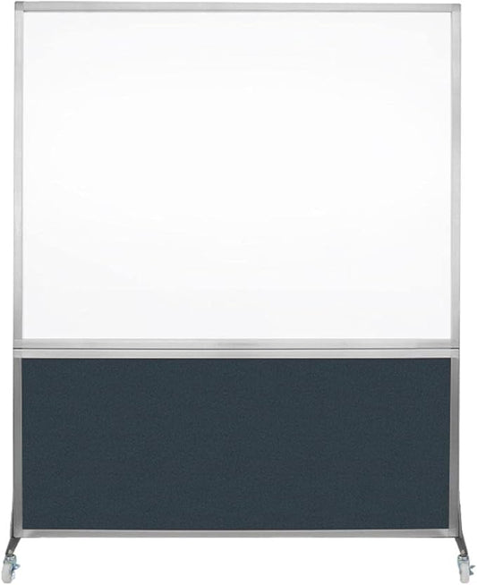 DivideWrite Mobile Whiteboard | Double Sided Dry Erase Board | Portable Office by VERSARE