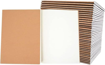 30 Pack A5 Blank Journal Notebook by LIONSOULDISCOUNT