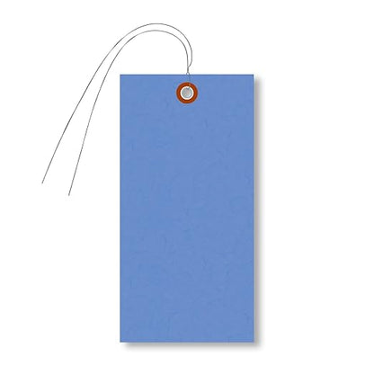 SmartSign 6.25 x 3.125 inch “Blue” Blank Tyvek Shipping Tags - Image 5