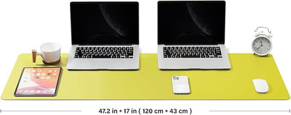 Large Desk Mat - 47.2"x 17" Non-Slip PU Desk Pad - Image 2