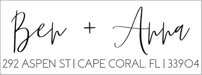 Self Inking Modern Address Stamps | Custom Return Address Stamper - Image 9