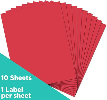 JAM PAPER Full Sheet Shipping Labels - Image 2