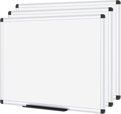 VIZ-PRO Magnetic Dry Erase Board, 24 X 18 Inches, 3 Pack by VIZ-PRO