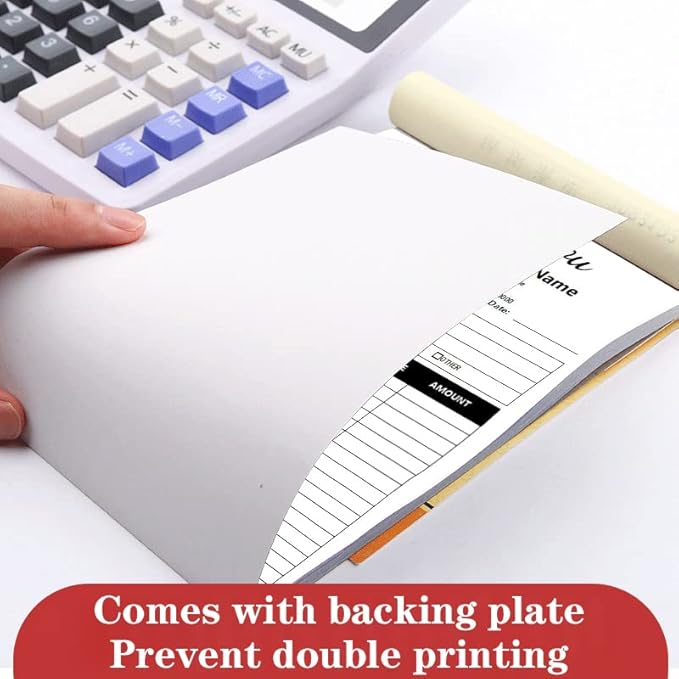 Personalized Invoice Book Custom 2 Part/3 Part Receipt Book Quote Estimate - Image 4