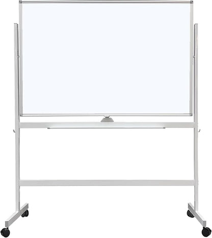 Large Rolling Whiteboard on Wheels, Portable Standing Dry Erase Board Easel by BEST+BOARD