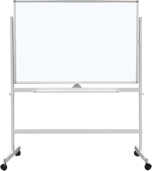 Large Rolling Whiteboard on Wheels, Portable Standing Dry Erase Board Easel by BEST+BOARD