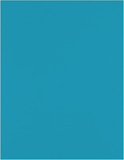 LUXPaper 8.5" x 11" Paper | Letter Size | Bright Blue | 60lb. Text | 50 Qty by LUXPaper