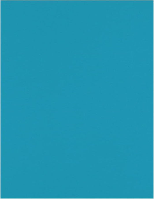 LUXPaper 8.5" x 11" Paper | Letter Size | Bright Blue | 60lb. Text | 50 Qty by LUXPaper