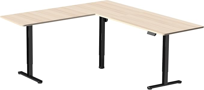 VIVO Electric Corner 84 x 63 inch L-Shaped Standing Desk, Memory Height - Image 9
