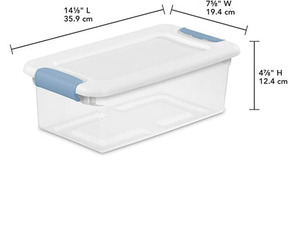 Sterilite 12-Pack Latching Box, Under Bed Storage Bins - Image 2