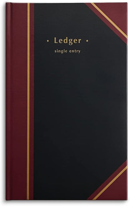 STAPLES Ledger Book, 150 Sheets – Hardbound Record Book by Staples