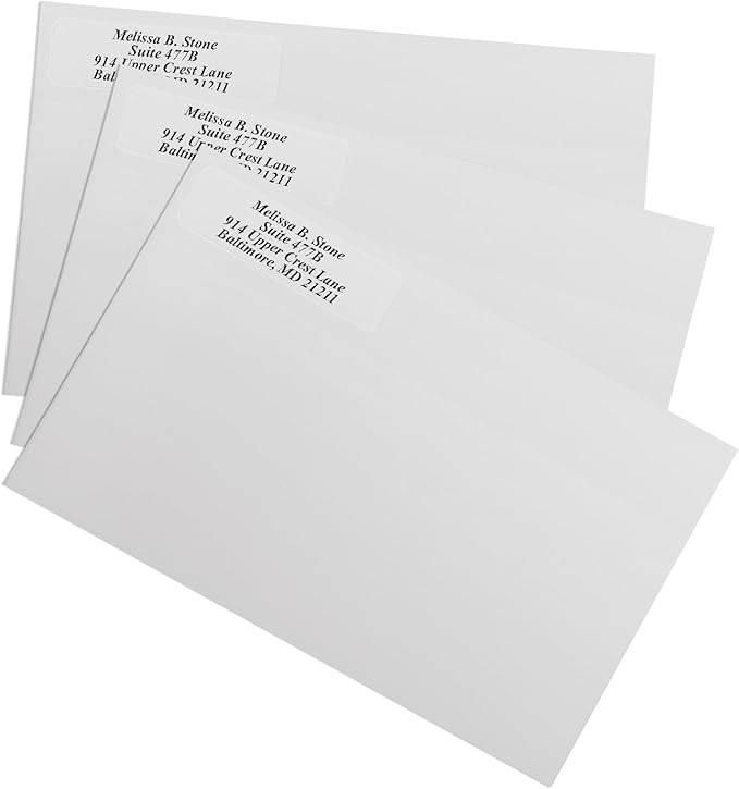 Clear Personalized Return Address Labels - Image 4