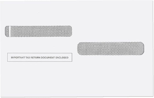 NextDayLabels - W-2 Tax Forms Double Window Security Envelopes by NextDayLabels