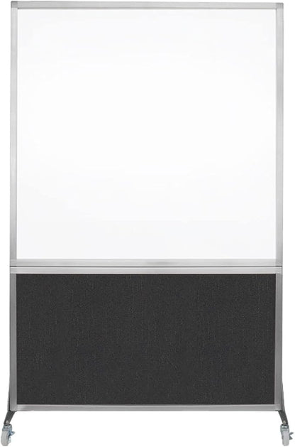DivideWrite Mobile Whiteboard | Double Sided Dry Erase Board | Portable Office by VERSARE