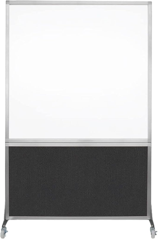 DivideWrite Mobile Whiteboard | Double Sided Dry Erase Board | Portable Office by VERSARE