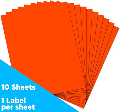 JAM PAPER Full Sheet Shipping Labels - Image 2