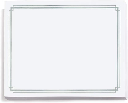 PaperDirect Silver Foil Elegance Border Specialty Certificates, 38lb White Paper by PaperDirect