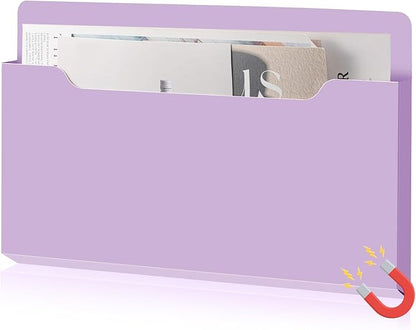Magnetic Pocket File Holder Large File Folder Organizer Paper Mail Letters by Feifeiya