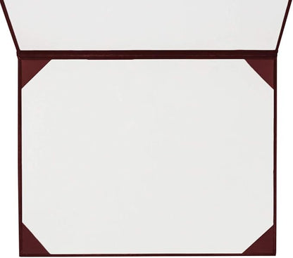 GraduationMall 8.5"x11" Smooth Padded Diploma Cover Certificate Holder Maroon - Image 4