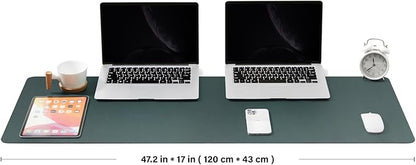 Large Desk Mat - 47.2"x 17" Non-Slip PU Desk Pad - Image 2