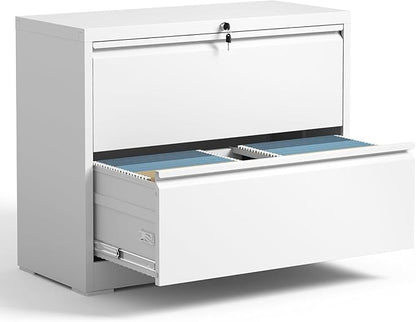 2 Drawer Lateral File Cabinet by YUKIMO