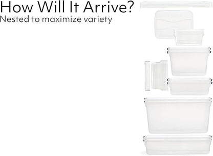 Rubbermaid Cleverstore Clear Dorm Variety 16-Pack, Made in USA, Stackable Large - Image 3
