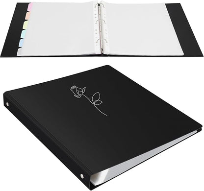 Uquelic 80-Pocket Binder with Plastic Sleeves - Image 8