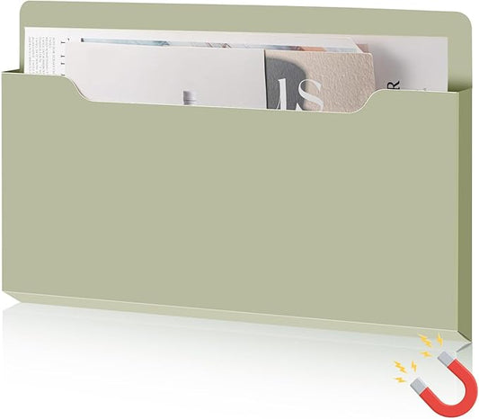 Feifeiya Magnetic Pocket File Holder Large File Folder Organizer Paper Mail by Feifeiya