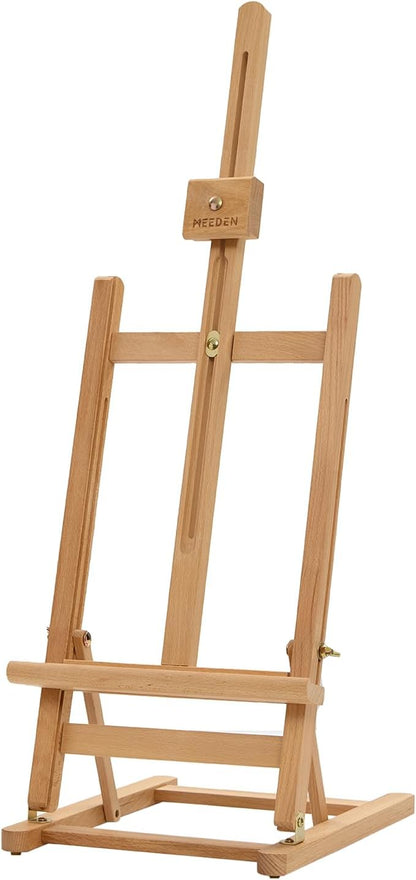 MEEDEN Large Wooden Tabletop H-Frame Easel, Solid Beech Wood Table Easel - Image 8