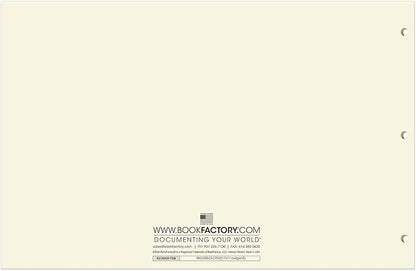 BookFactory Ledger Pad/Large 8 Column Accounting Ledger Columnar Pads - Image 3