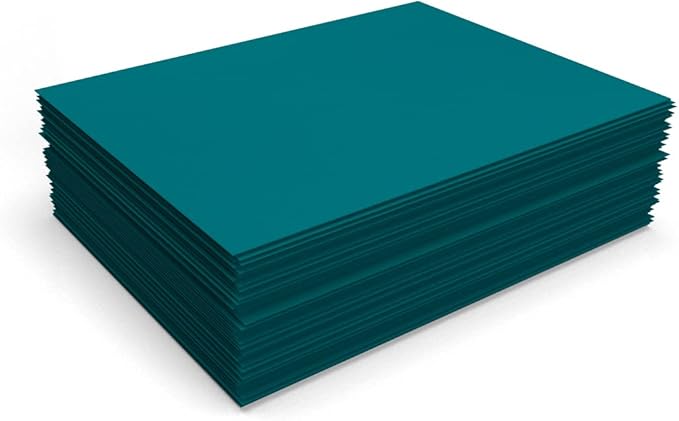 LUXPaper 8.5" x 11" Paper | Letter Size | Teal | 80lb. Text | 1, 000 Qty - Image 4