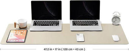 Large Desk Mat - 47.2"x 17" Non-Slip PU Desk Pad - Image 2
