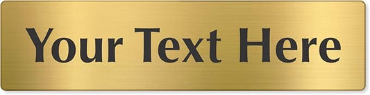 SmartSign Custom Brass Sign by SmartSign
