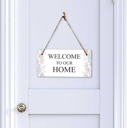 Signs ByLITA Spring Pastel Florals Personalized Hanging Wall or Door Sign | - Image 6