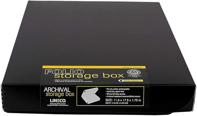 Lineco Folio Storage Box, Clamshell Design - Image 5