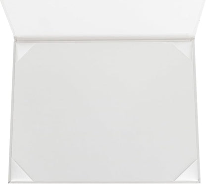 GraduationMall 8.5"x11" Smooth Padded Diploma Cover Certificate Holder White - Image 4