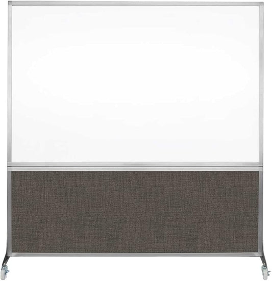 DivideWrite Mobile Whiteboard | Double Sided Dry Erase Board | Portable Office by VERSARE