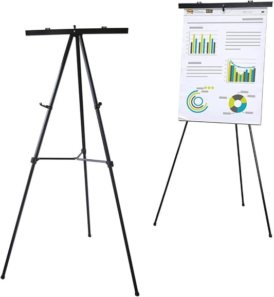 Lightweight Aluminum Flip-Chart Presentation Easel, 70 Inches by Audio-VisualDirect
