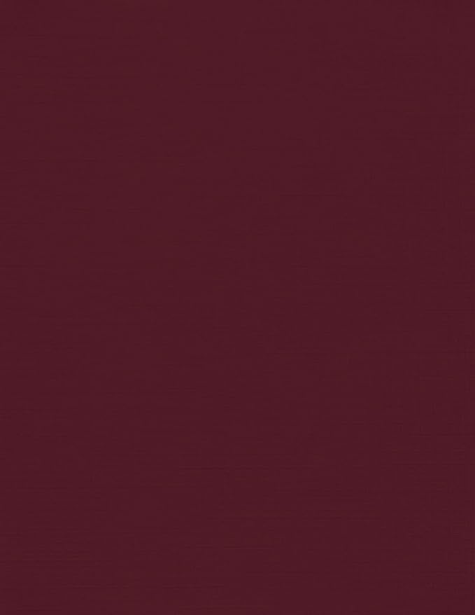 LUXPaper 8.5" x 11" Cardstock | Letter Size | Burgundy Linen | 100lb. Cover | by LUXPaper