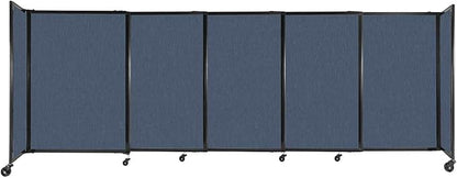 Versare Straightwall Sliding Portable Wall Partition | Freestanding Office by VERSARE