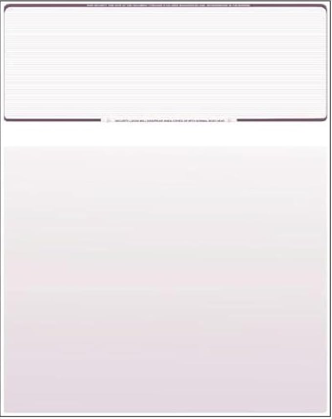Compuchecks Top Blank Check Paper by Compuchecks