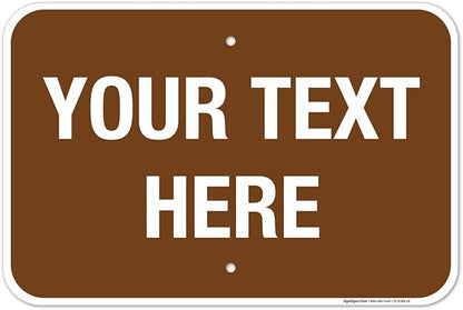 Custom Sign, Personalized Metal Signs, Customize by SigoSigns