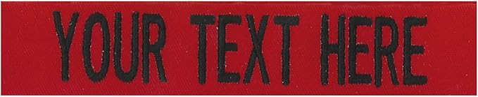 Northern Safari Custom Uniform Name Tapes, 3.5 Inch Hook Fastener by NORTHERNSAFARI