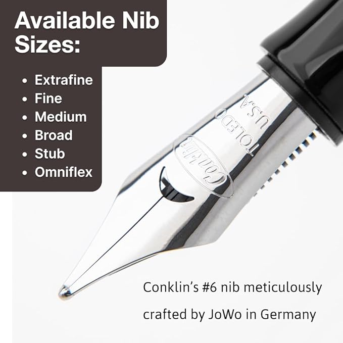 Conklin Duragraph Fountain Pen Orange Nights - Image 6