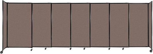Versare Straightwall Sliding Portable Wall Partition | Freestanding Office by VERSARE