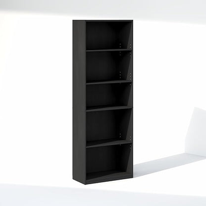 Furinno GEHRY DVD Shelf, 5-Tier CD Rack, Media Shelf - Image 5