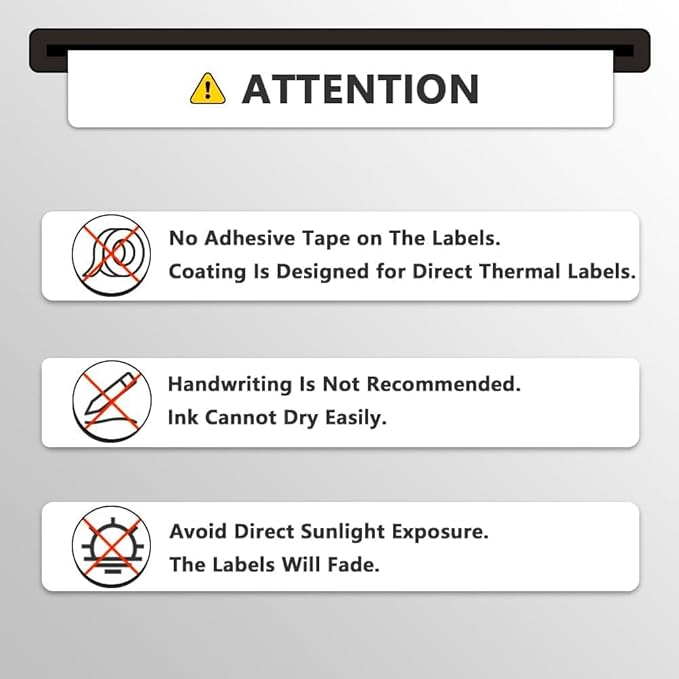BETCKEY - Compatible DYMO 1744907 Shipping Labels, Perforated, Compatible - Image 5
