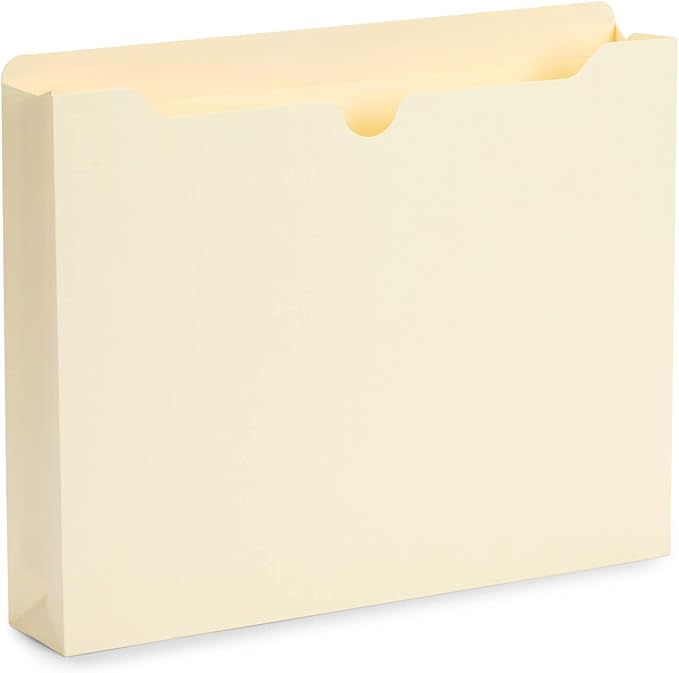 Blue Summit Supplies 1 Inch File Jackets, Expandable Folders, Heavy Duty 1 Inch - Image 2