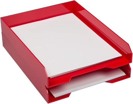 JAM PAPER Stackable Paper Trays by JAMPaper